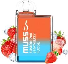 Vapeador Desechable Muss Fusin 700 Usos Con Nicotina 2% Sabor Strawberry Fudge / Dulce de Fresa Caramelizada