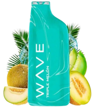 Vapeador Desechable BUD Wave 800 Usos Con Nicotina 2% Sabor Triple Melon