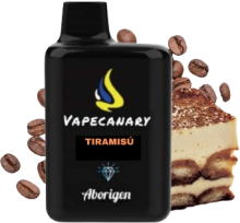 Vapeador Desechable VapeCanary Aborigen 800 Usos Con Nicotina 2% Sabor Tiramisu