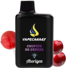 Vapeador Desechable VapeCanary Aborigen 800 Usos Con Nicotina 2% Sabor Chupete de Cereza