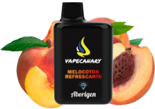 Vapeador Desechable VapeCanary Aborigen 800 Usos Con Nicotina 2% Sabor Melocotn Refrescante