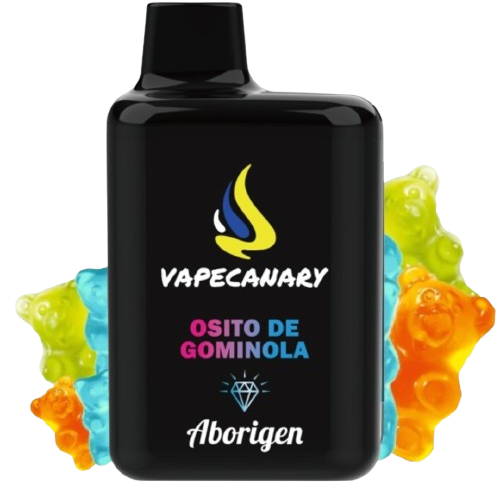 Vapeador Desechable VapeCanary Aborigen 800 Usos Con Nicotina 2% Sabor Osito de Gominola