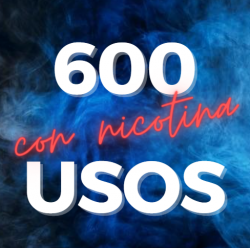 Vapeadores 600 Usos Con Nicotina
