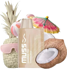 Vapeador Desechable Muss Marmol 700 Usos Con Nicotina 2% Sabor Cocoloco / Cocoloco