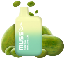 Vapeador Desechable Muss Cube 800 Usos Con Nicotina 2% Sabor Triple Melon / Triple Meln