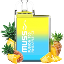 Vapeador Desechable Muss Fusin 700 Usos Con Nicotina 2% Sabor Pineapple Ice / Pia Helada