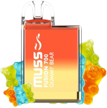 Vapeador Desechable Muss Fusin 700 Usos Con Nicotina 2% Sabor Gummy Bear / Gominola Osito Haribo