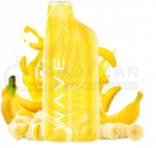 Vapeador Desechable BUD Wave 800 Usos Con Nicotina 2% Sabor Banana Cherry / Golosina de Platano