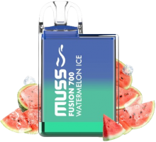 Vapeador Desechable Muss Fusin 700 Usos Con Nicotina 2% Sabor Watermelon Ice / Sanda Helada