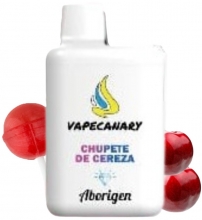 Vapeador Desechable VapeCanary Aborigen 800 Usos Sin Nicotina Sabor Chupete de Cereza