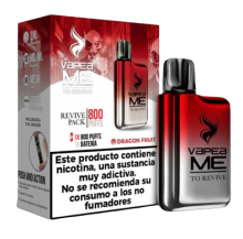 Vapeador Desechable Vapeame Revive Pack 800 Usos Con Nicotina 2% Sabor Dragon Fruit / Pitaya