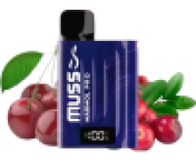 Vapeador Desechable Muss Marmol Pro Starterkit 700 Usos Con Nicotina 2% Sabor Cereza Arandano