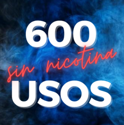 Vapeadores 600 Usos Sin Nicotina